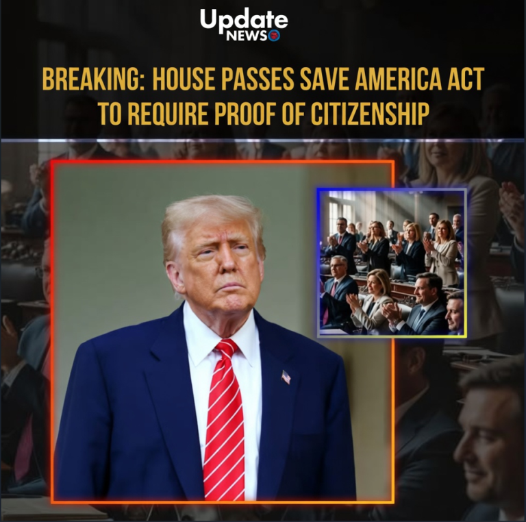 BREAKING: HOUSE PASSES SAVE AMERICA ACT TO REQUIRE PROOF OF CITIZENSHIP FOR VOTING