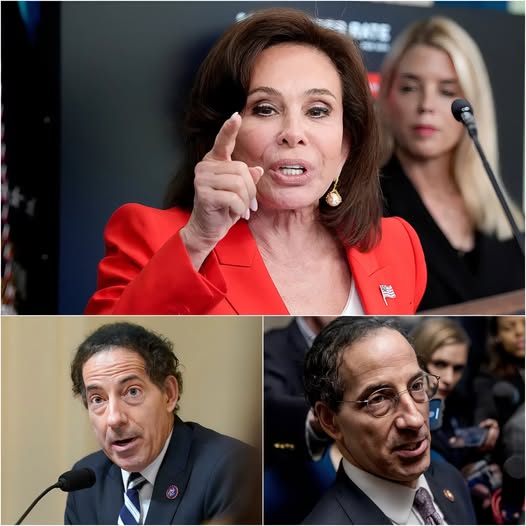 Pirro Demands Answers on Raskin’s $30 Million Fortune Former prosecutor Jeanine Pirro is publicly questioning Representative Jamie Raskin, demanding an explanation for an alleged $30 million increase in his net worth within two years. She calls for forensic audits, asserting that Raskin’s resistance to scrutiny and the unexplained wealth warrant a “serious investigation” or “grand jury.”