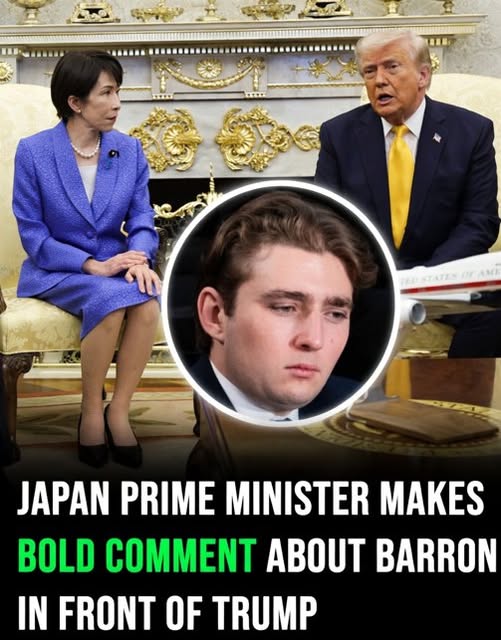 Bold Remarks About Barron Trump Made by Japanese PM in Front of Former President
