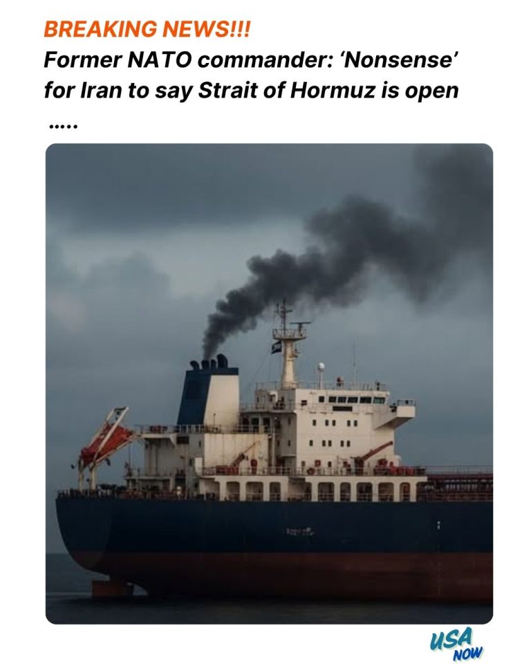 Former NATO commander: ‘Nonsense’ for Iran to say Strait of Hormuz is open!