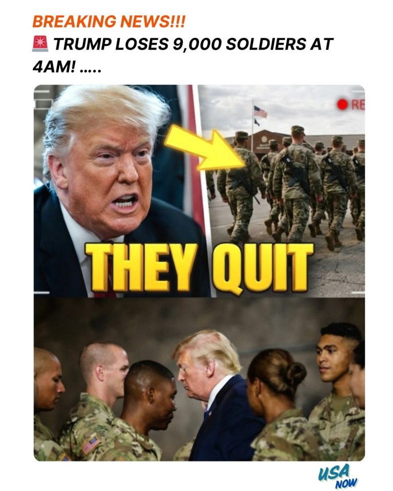 TRUMP LOSES 9,000 SOLDIERS AT 4AM! — The Mass Military WALKOUT That Stuns Pentagon#