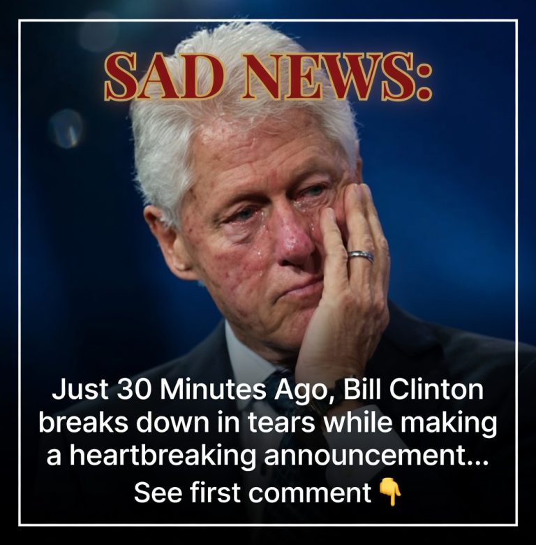 Bill Clinton Delivers Heart-Wrenching Announcement in Public Address!!