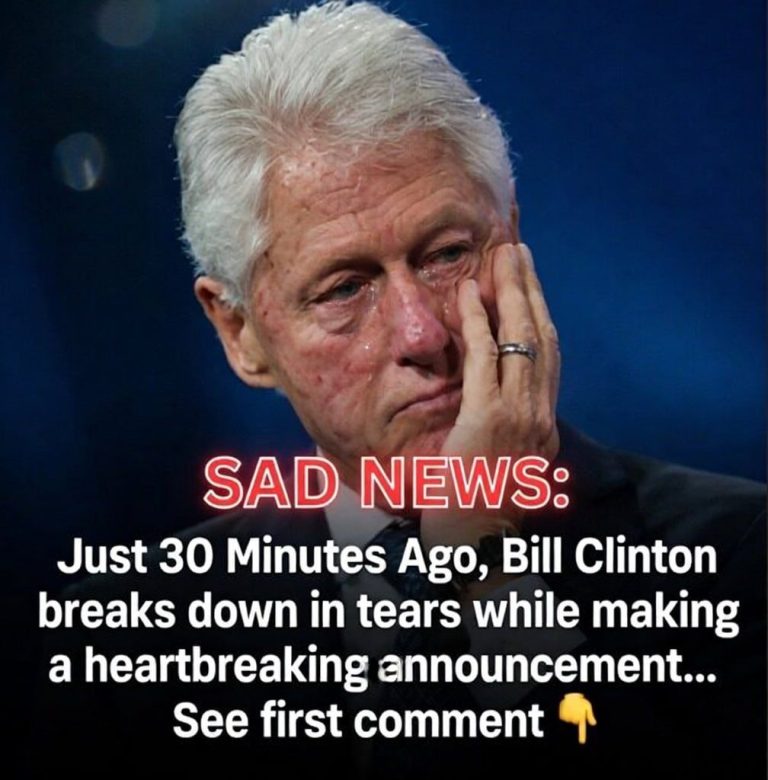 Bill Clinton Delivers Heart-Wrenching Announcement in Public Address…