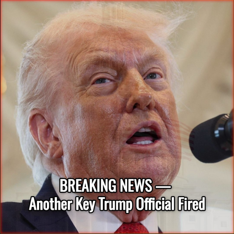 BREAKING NEWS Shake-Up Another Key Trump Official Fired In Major!