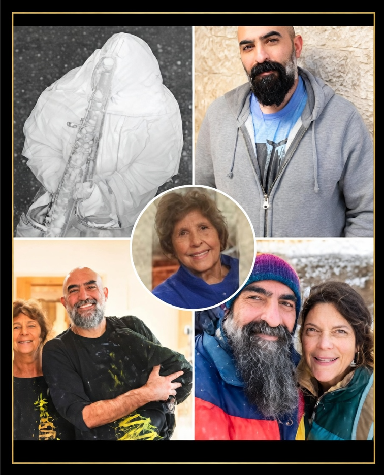 Tommaso Cioni Arizona update collage featuring artists and community members with sculpture artwork