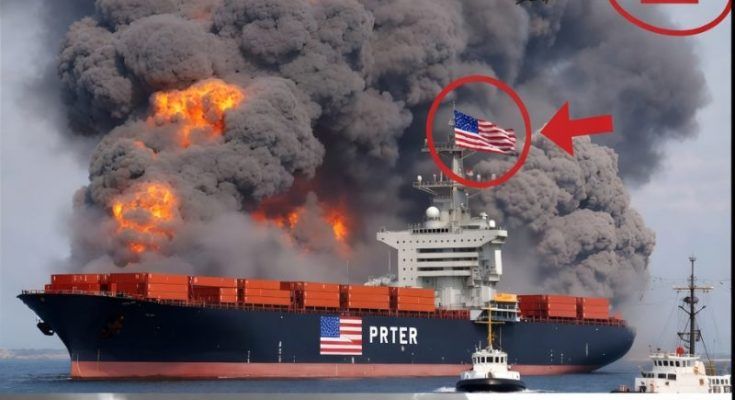 💥TWO HOURS AGO! US MILITARY AMMUNITION SHIP SINKS WITH 10 TONS OF WEAPONS — WHAT REALLY HAPPENED IN THE DARK WATERS…