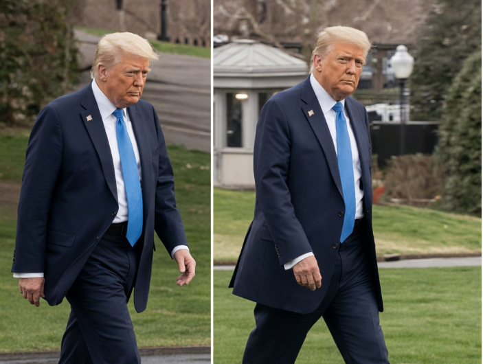 A Photo of Trump Walking Toward Marine One Caught Attention After Viewers Noticed a Small Detail