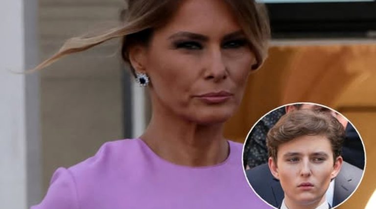 Melania furious at Eric Trump’s comments about Barron–#