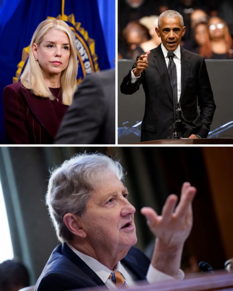 POLITICAL B0MBSHELL: John N. Kennedy has just declared the “Deep State” linked to O.b.a.m.a a criminal network.!