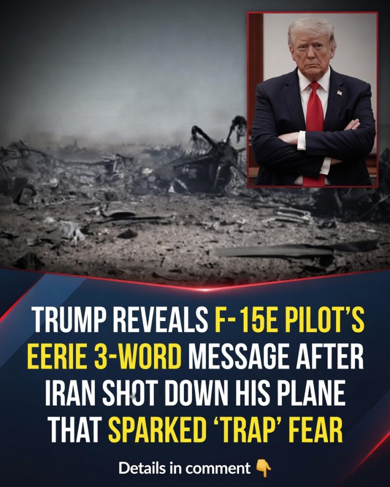 Pilot’s 3-word message after Iran shot down F-15E revealed!@