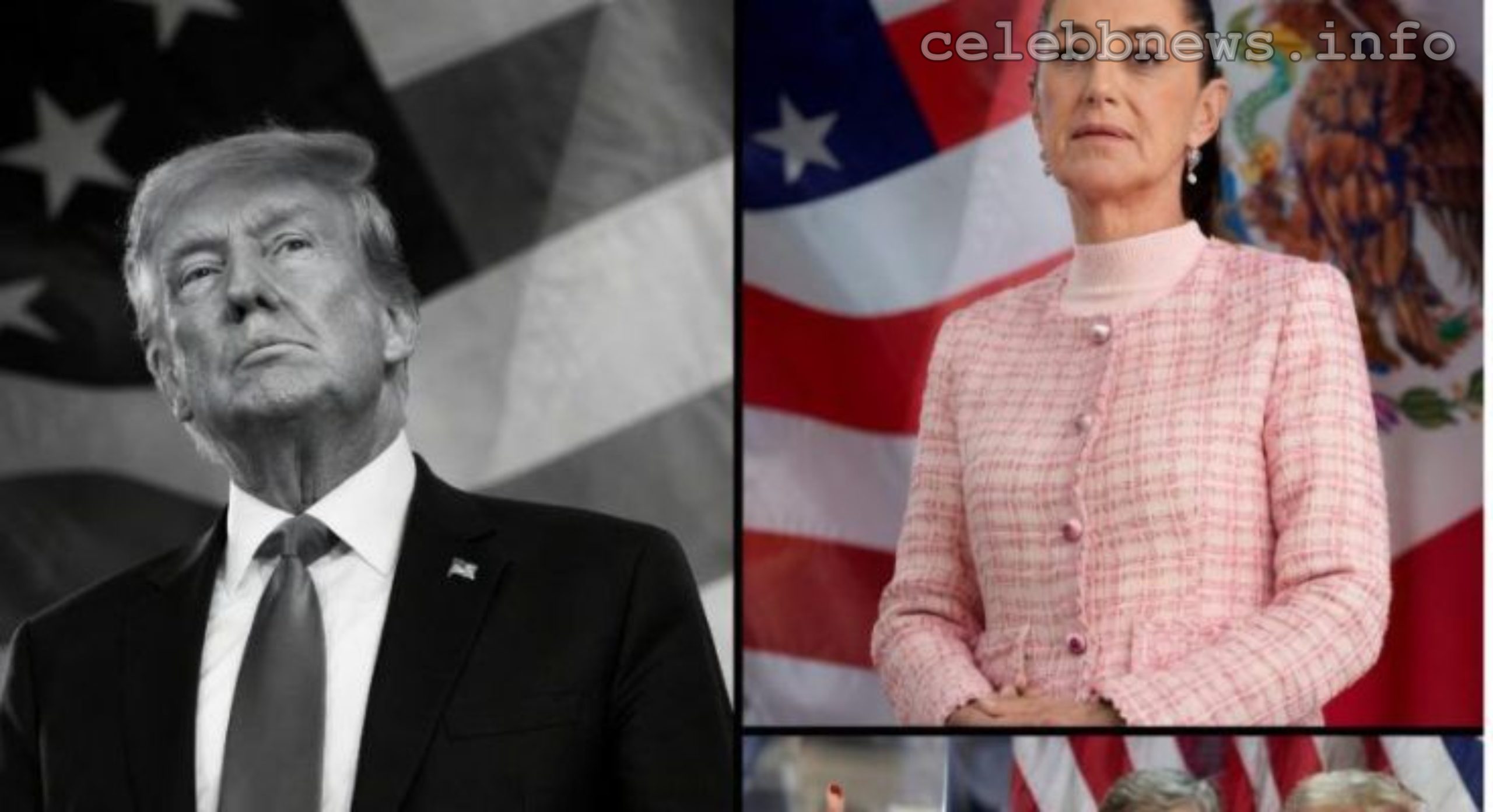 Mexican president states that Trump is not suitable for office, comparison image showing political figures