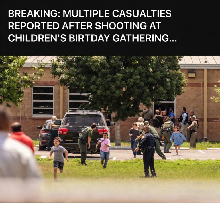 BREAKING: Multiple Casualties Reported After Shooting at Children’s Birthday Gathering…@