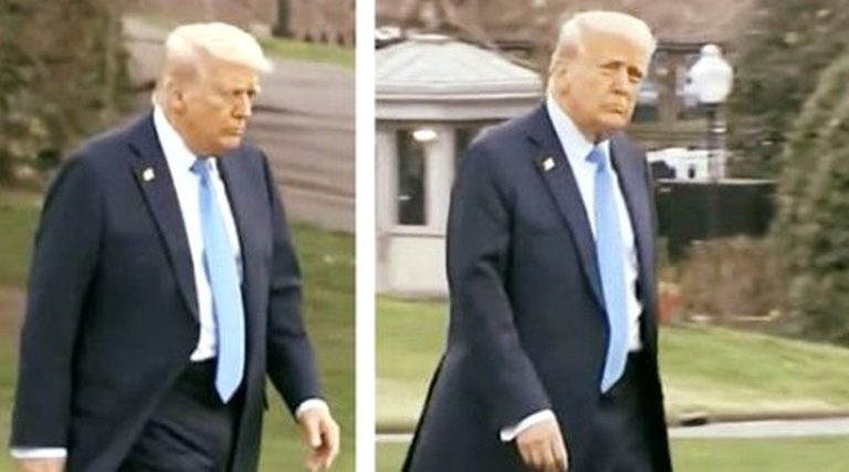 A Photo of Trump Walking Toward Marine One Caught Attention After Viewers Noticed a Small Detail