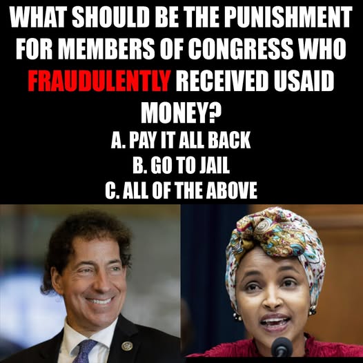 Congress Members Allegedly Pocketing USAID Money Meant for.