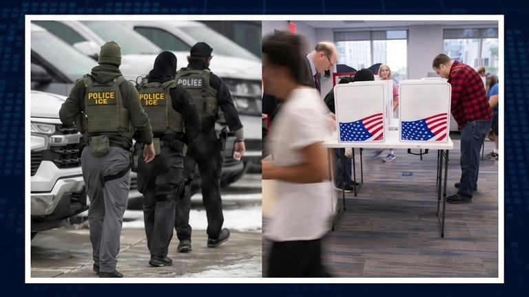 Election Integrity: Voter ID Verification at Polling Stations.