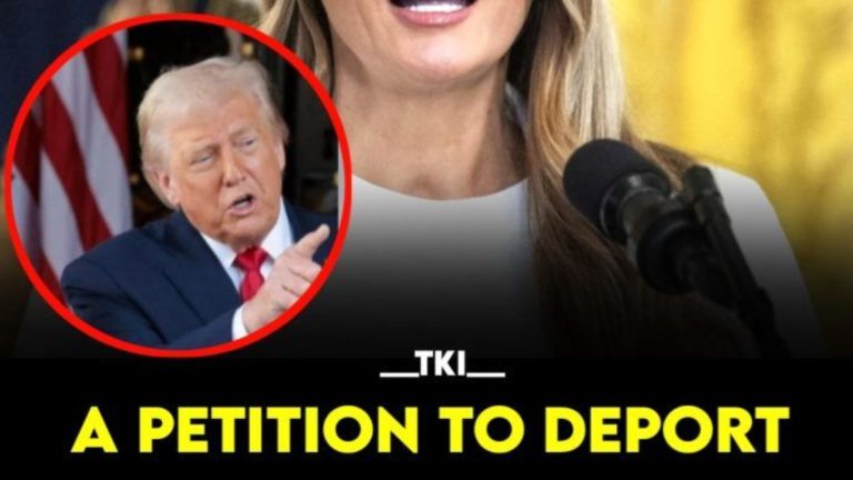 Online discussion has intensified around a petition reportedly calling for Melania Trump to be deported to Slovenia, the country where she was born. The debate quickly spread across social media, triggering strong and divided reactions.