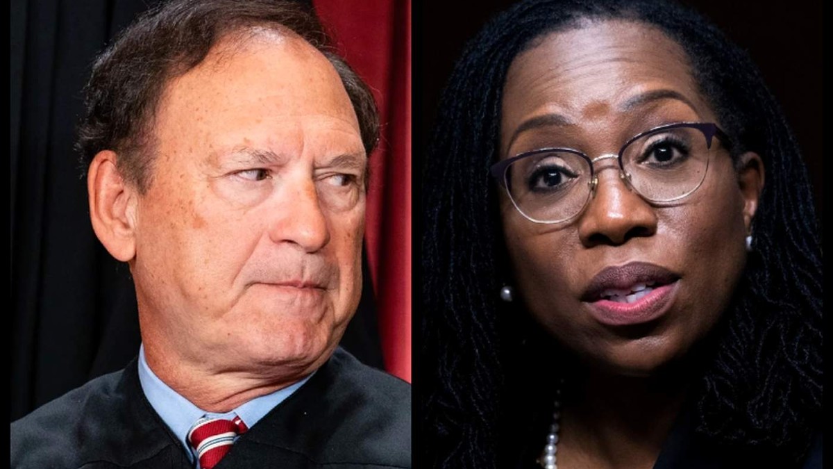 Justice Alito Brown Jackson Louisiana maps