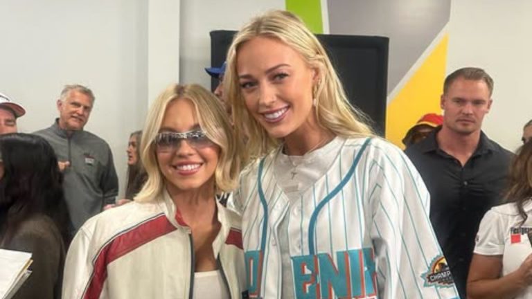 What a stunning duo! Sophie Cunningham and Sydney Sweeney posing together at an event